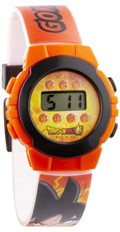 Coriex Kinderuhren - Trendige Digitaluhren für Kids: Stilvoll und praktisch für Junge Trendsetter | Uhrzeit und Datum in verschiedenen Designs (Dragon Ball)