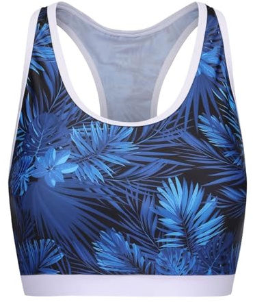 Slazenger Womens Swim Bikini White/Leaf AOP 12