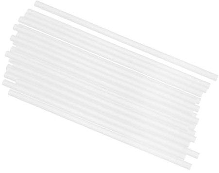 DOITOOL 20 Pièces De Colle Thermofusible Adhésif Tige De Colle Bricolage Artisanat Bâtons De Colle Pour La Colle Bâtons De Colle Chaude En Tissu Petit Blanche Résine Environnementale