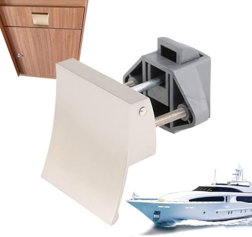Pestillo Marino de Botón - Cierre para Cajones de Autocaravana Sin Llave | Cerradura Náutica Para Armarios, De Cierre Para Cajones Para Muebles De Cocina Y Caravanas