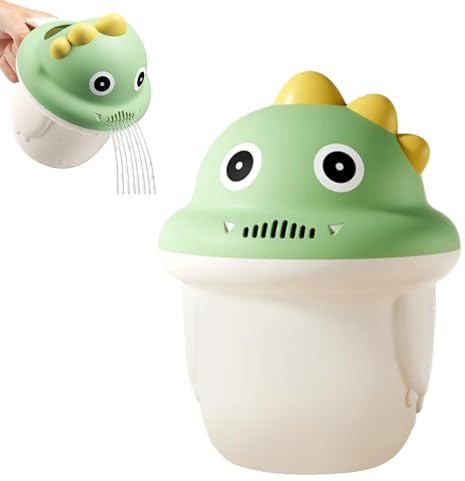 Gobelet pour laver les cheveux des bébés et des enfants - Lavage facile et amusant - Le gobelet pour laver les cheveux parfait pour les bébés et les enfants (vert-2)