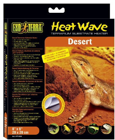 Exoterra Plaque Chauffante Heatwave pour Reptiles et Amphibiens 8 W