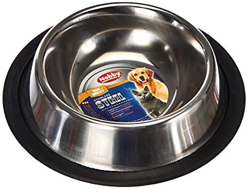 Nobby Edelstahl-Napf für Katzen, rutschfest, 15,5 cm Ø, 0,20 ltr, 1 Stück