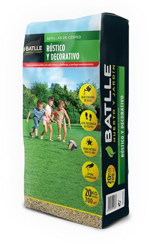 Semillas Batlle Césped Rústico y Decorativo - 20kg
