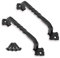 Ouvin 2 Pack Barn Door Pull Handle Hardware for Wooden Garden Gate Shed Cabinet Door (128mm/5inch)