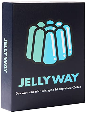 Jellyway® - das wahrscheinlich witzigste Trinkspiel Aller Zeiten | Witziges Spiel - Kartenspiel - Spieleabend - Trinkspiel - Partyartikel - Scherzartikel - Saufspiel - Partyspiel