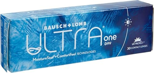 Bausch + Lomb ULTRA ONE DAY Tageslinsen | Bausch + Lomb | Sphärisch | 30 Linsen | BC 8.60 mm | DIA 14.2 | 0.50 Dioptrien