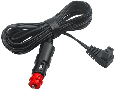 KFZ Kühlbox Ersatzkabel DC12V 10-16 Ampere des Stroms 3 Meter, für Kühlbox Dometic, Alpicool, Waeco CF, ARB, Setpower, ICECO, Zigarettenanzünder stecker Ersatzkabel Kühlbox Kable