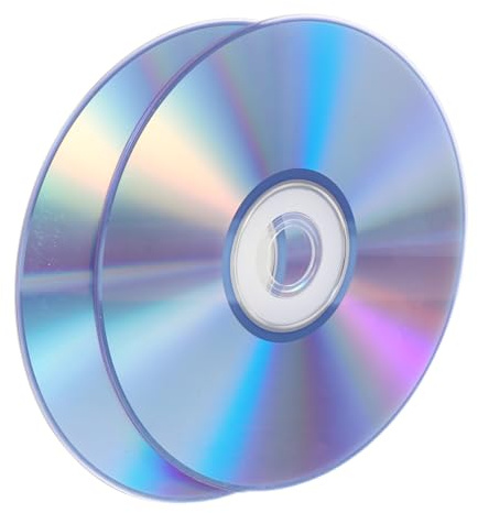 Didiseaon 2piezas Unidades Blank CD-r Grabables Disco para Grabar Música y Audio Compatible con DVD CD para Uso Hogar Estudio y Empresa Almacenamiento Fiable y Calidad Profesional
