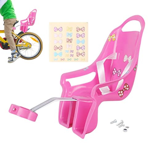 Seggiolino Bici Bambole, DIY Seggiolino Bambole Bici Per Bambini, Bicicletta Bambinis Seggiolinos Bamboles Seggiolinos Decorativo Con Adesivi,Divertenti Seggiolini Bicis Bambini Segg-iolino Giocattolo