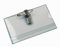50 x Namensschilder NAMENSSCHILD, Halter mit Einleger + Clip + Nadel, 90 x 56 mm