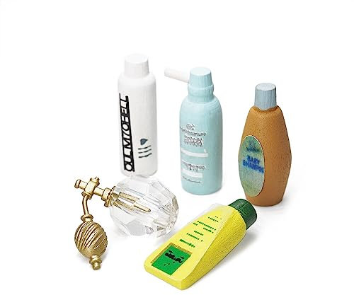 Odoria 1/12 Miniatura 5PZ Set de Baño Decorativo para Casa de Muñecas