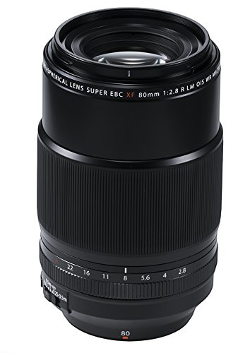Fujifilm XF80-F2.8 makroobjektiv med autofokus system svart