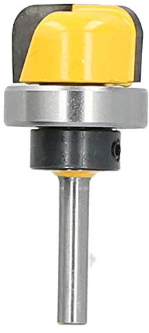 Set di punte per fresa a punta tonda Set di punte per fresa a scatola centrale 3 pezzi Ciotola e vassoio e sagoma per scanalatura a V Fresa per scanalatura rotonda con gambo 6 mm per la,Fresa