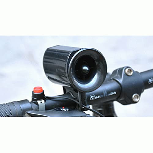 Elektronische Fahrradklingel,MoreChioce 6 Modus wasserdichte Fahrradhupe Hohe Laut Fahrradklingel Mountainbike Horn für Fahrrad Lenkerdurchmesser 20mm - 25 mm