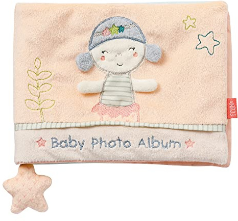Fehn Baby Fotoalbum Meerjungfrau – Erinnerungsbuch Fotobuch zum Selbstgestalten und Fühlen aus Stoff – Babyalbum Spielzeug zur Geburt für Babys und Kinder ab 0+ Monaten zum Gesichter und Namen merken