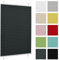 Plissee ohne Bohren 40 cm x 50 cm - Anthrazit - Plissee klemmfix, Rollos für Fenster ohne Bohren, Jalousien Fenster für innen, Raffrollo, Fenster plissee