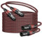 Hakuta 10FT 2Pack XLR auf XLR Mikrofonkabel - 3-Pin Stecker auf Buchse, Hochwertiges symmetrisches XLR Flechtkabel für Studioaufnahmen, Mikrofone, Radiostationen