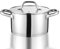 Herogo Kochtopf 24 cm, 5,6 L Edelstahl Suppentopf Induktion Topf mit Glasdeckel, Nudeltopf Fleischtopf Gemüsetopf für alle Herdarten, ungestrichen & spülmaschinenfest