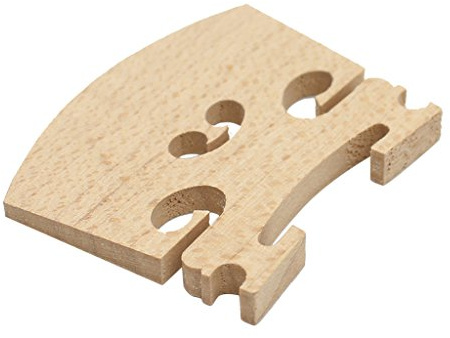 Puente de violín de arce duradero, accesorio de instrumento musical, piezas de violín 1/2