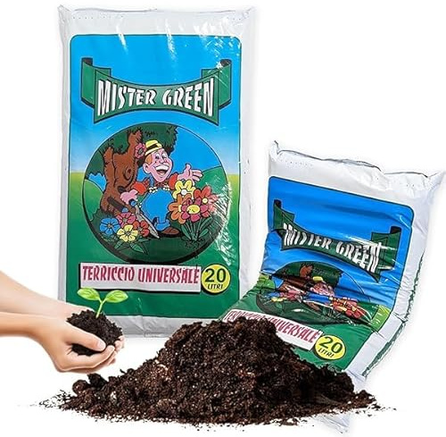 Sicignano | Terriccio Universale, Substrato di Coltivazione Misto - per Piante Verdi da Appartamento Balcone Giardino, per Vegetali in Vaso o Piena Terra - Coltivazione, Giardinaggio (3, 20 Litri)