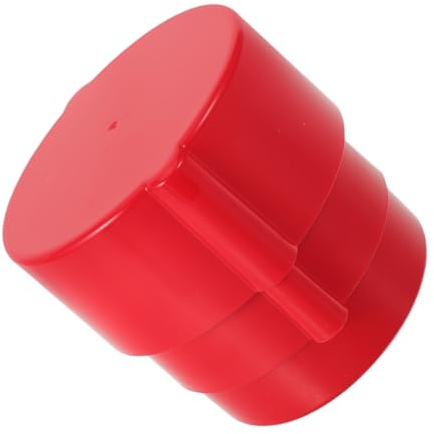 BESTYASH Dénoyauteur de Cerises Portable Grand Format Rouge Outil Manuel à Pression 6 Trous Éplucheur Multi-Fruits Cuisine et Préparation de Desserts Facile à Nettoyer pour Fêtes et