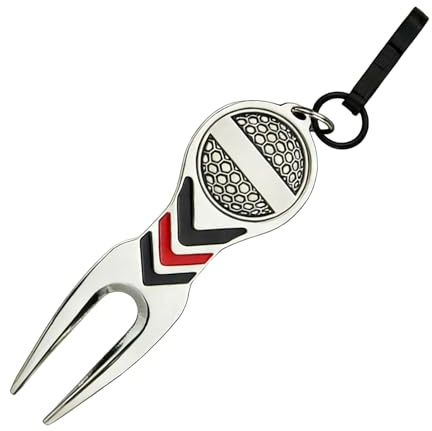 Strumento di Riparazione Divot da Golf Magnetico Portatile In Lega Di Zinco