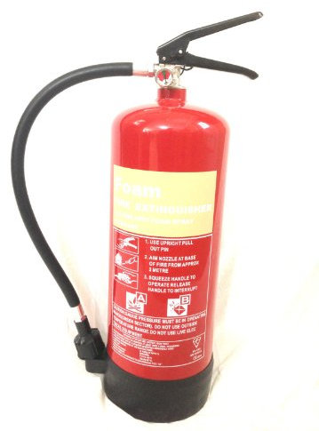 2kg CO2 Fire Extinguisher & 6 Litre Foam Fire Extinguisher with ID Signs