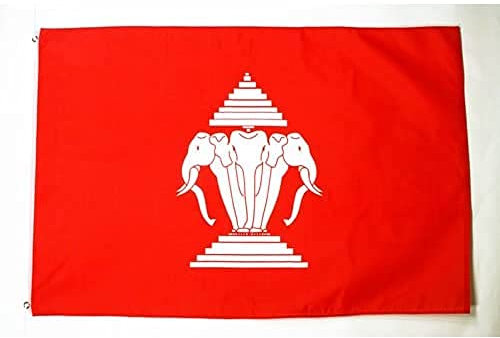 AZ FLAG Bandiera Laos Antica 150x90cm - Bandiera LAOTIANA 90 x 150 cm
