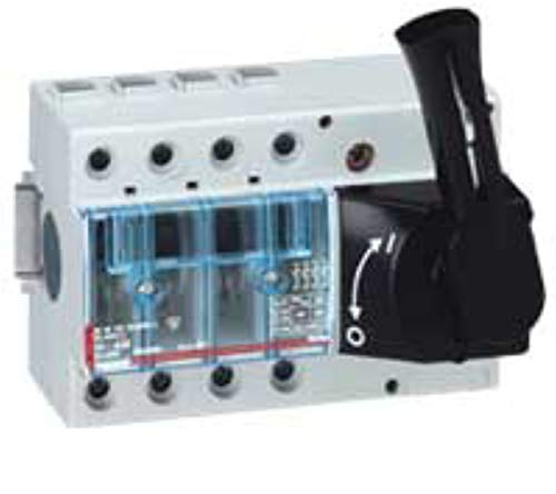 Interrupteur-sectionneur Vistop 125A - 4P avec commande frontale et poignée noire