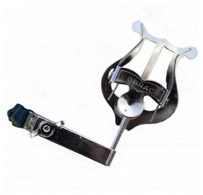 ATRIL DE MARCHA TROMBON - Obrac (1218) Niquelado Con Pinza