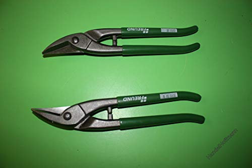 FREUND Lochblechschere, Rechte Hand, Grün, 25 cm, 500 g