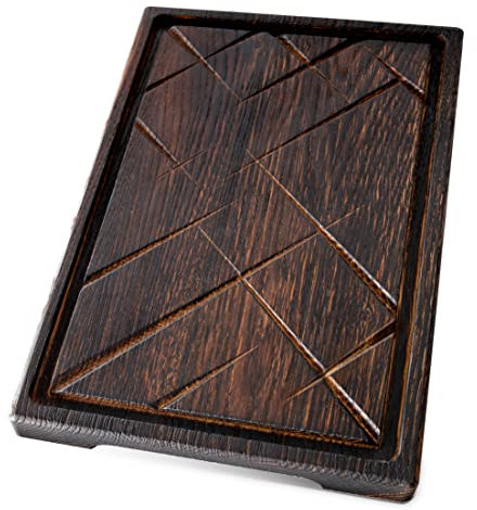 Planche À Découper En Bois 30 X 20 Plateau De Service En Bois De Chêne Massif Plaque De Découpage Épaisse Naturelle Pour Barbecue - Durable Et De Qualité (M)