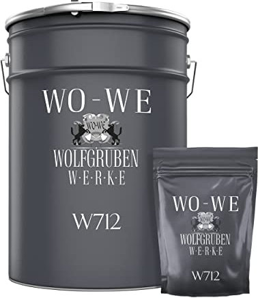 WO-WE 2K Fliesenlack Fliesenfarbe Bodenfliesen Basaltgrau ähnl. RAL 7012-2,5Kg