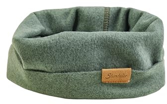 Sterntaler Schlauchschal aus Jersey mit Melange-Effekt - Unisex Accessoires für Babys und Kleinkinder - angenehm und warm - grün melange, Gr. 1
