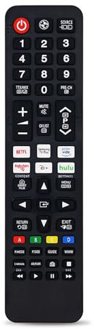 Telecommande Universelle Samsung pour Telecommande Samsung Smart TV avec 6 raccourcis, Aucune Programmation Requise