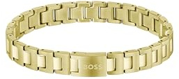 BOSS Jewelry Bracciale a Maglie da Uomo Collezione CANDOR JEWELRY in Oro Giallo - 1580753, BRACELET, Gold