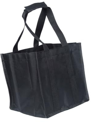 Bolsa de almacenamiento multifuncional de tela Oxford, resistente al desgarro, para bebidas, fiestas, eventos, licor sostenible, bolsa de embalaje de regalo, 9 cuadrados, Talla única