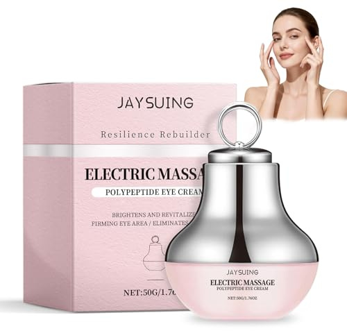 Crema De Ojos De Masaje EléCtrico, Masajeador De Ojos, Masajeador Facial Y Antiarrugas, Antienvejecimiento, Masaje Facial, Uso Diario Para Piel Madura Tirada