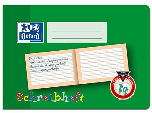 Oxford 311501601/100050101 Schreiblernheft, DIN A5 quer, 90 g/qm