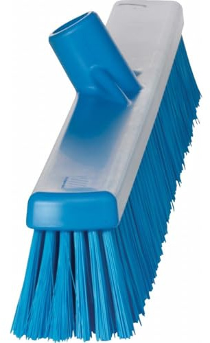 Vikan 31943 Sweeping Brush/Broom Head, 610mm Soft/Stiff Bristles Head, Polypropylene Block, Polyester Bristle, Blue