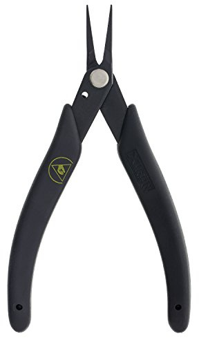 Pliers - Xuron Tweezer Nose - ESD Safe Grips 450AS