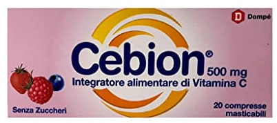 Integratore alimentare di Vitamina C 500 20 compresse masticabili senza zucchero