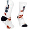Jungle Socks Lustige Bunte Lange Sportsocken für Männer und Frauen für CrossFit, Radfahren, Straße, Wandern, Laufen, Fitnessstudio - Lange Radsocken, MTB, Radsocken, Rennrad. EU 43-46