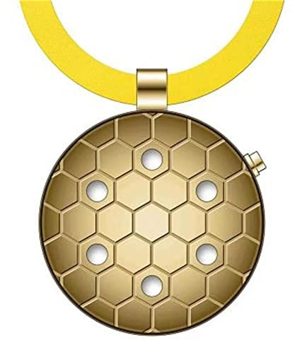 SHMIOU Montre Parlante Femme Française Pendentif Or Lunette Ronde Montre pour Personnes Âgées Malvoyantes Alarme Forte XM-2210
