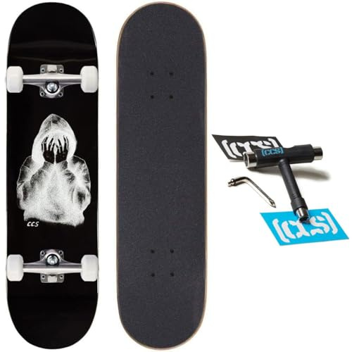 [CCS] Smile on The Surface Skateboard Complete - Black - 8.50