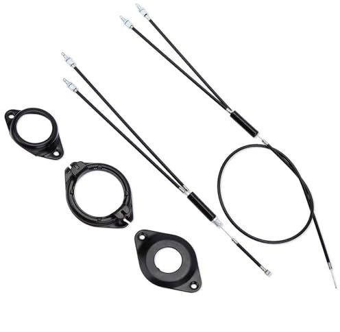 GOHANTEE Bike Gyro Brake Cables, Rear (Upper + Lower) with Spinner Rotor, Bicycle Brake Line Set Cable Wire for Bike Part Replacement.