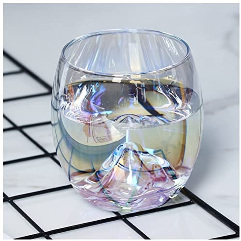 Kristallvinglas Creative Rainbow Glass Cup Crystal Cup Hem Bar Restaurang Färgrik Personlig Vattenkupa Japansk vinmugg Vinglas