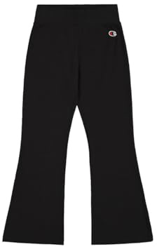 Champion Pantaloni Jazz da Bambina, 404770 (IT, età, 9 Anni, 10 Anni, Regular, Nero)