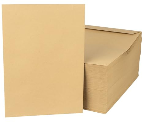 25 buste per spedizioni B4, spessore 120 g/m², strisce adesive, confezione da spedizione, borsa marrone
